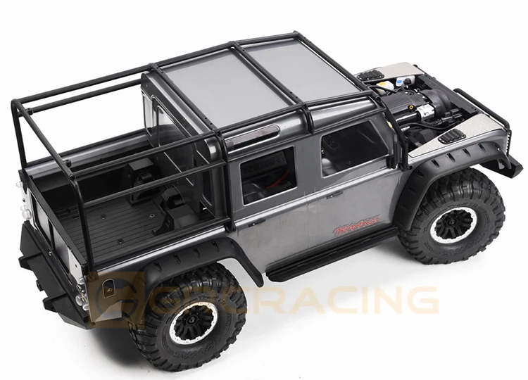 Integrated Rear Wheel Cover Bottom Plate Rear Floor G156B For 1/10 RC Crawler Car Traxxas TRX4 Defender TACTICAL UNIT