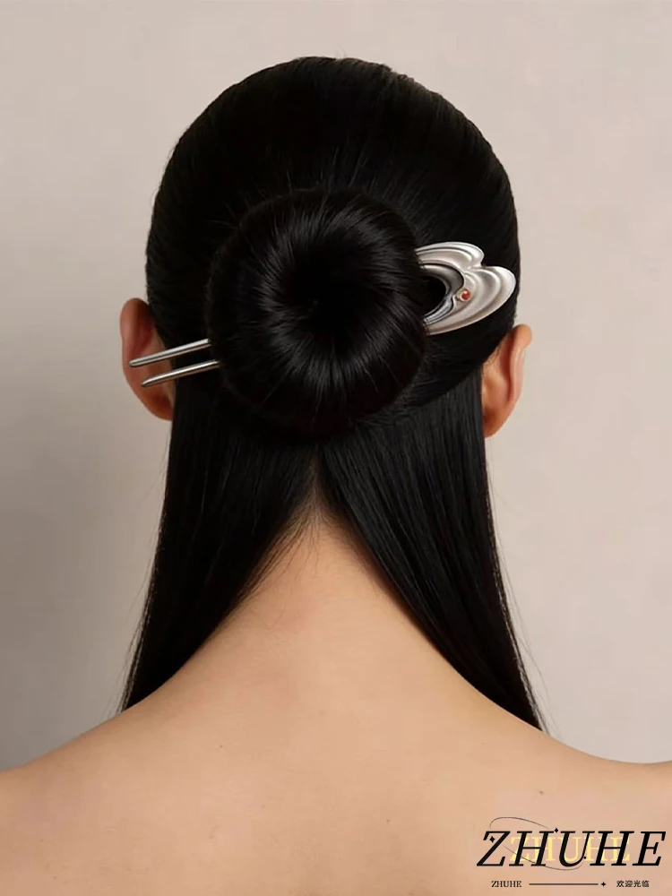 

Artistic Geometric Hair Jewelry Accessories Hair Fork for Women, Unique Statement Hairpin with Creative Design