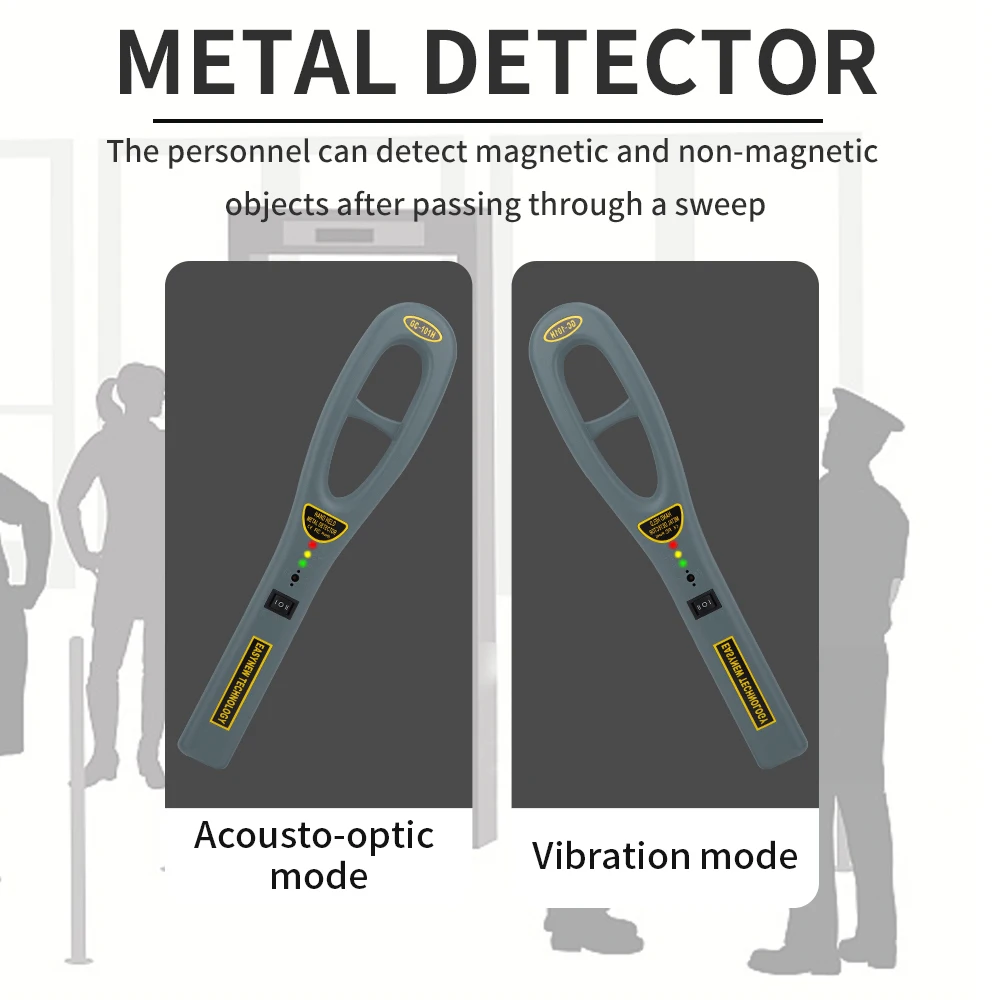 GC-101H Professional Metal Detectors High Sensitivity Handheld Scanner Finder Instrument Security Bounty Instrument Tool Locator