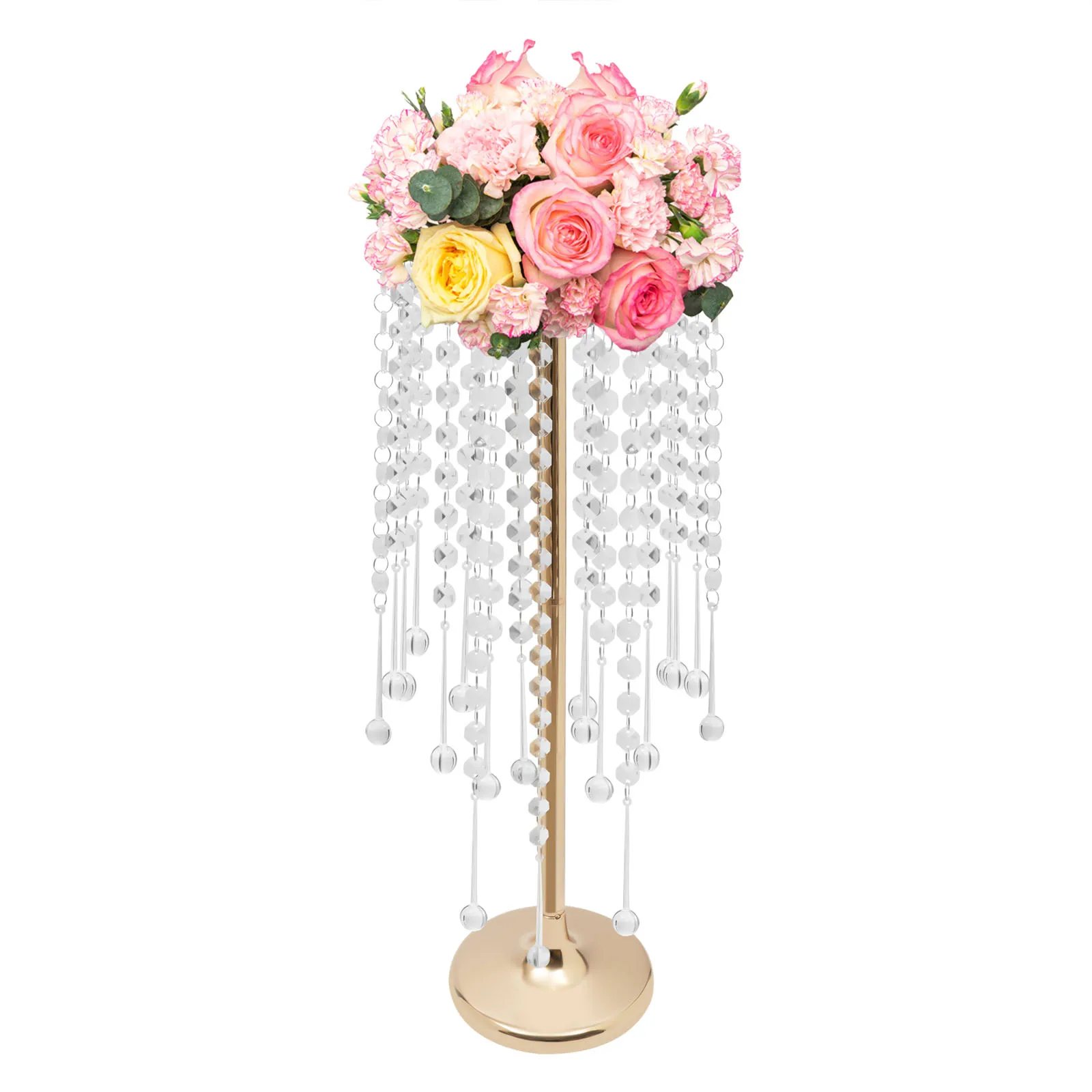 10 Pieces Flower Stand Floral Racks Crystal Acrylic Wedding Table Centerpieces Party Centerpieces Home Decor