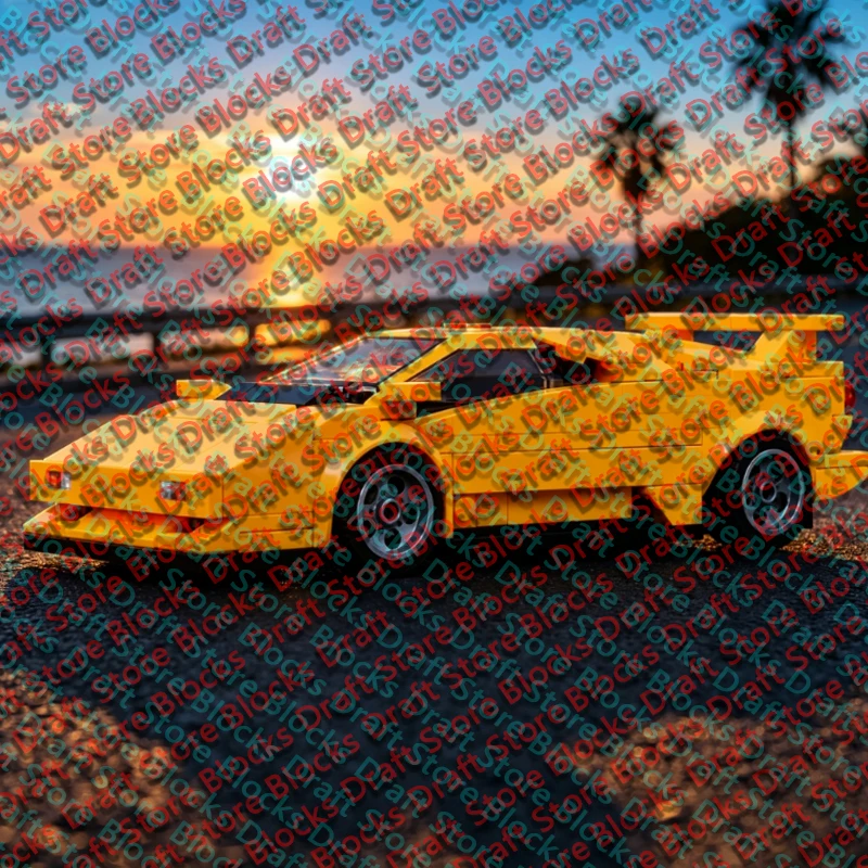 QWERT Speed Racing Car Model MOC Building Bricks Top Tier Sports Car Modular Technology  Holiday Gifts Assemble Toy Suit QWERT