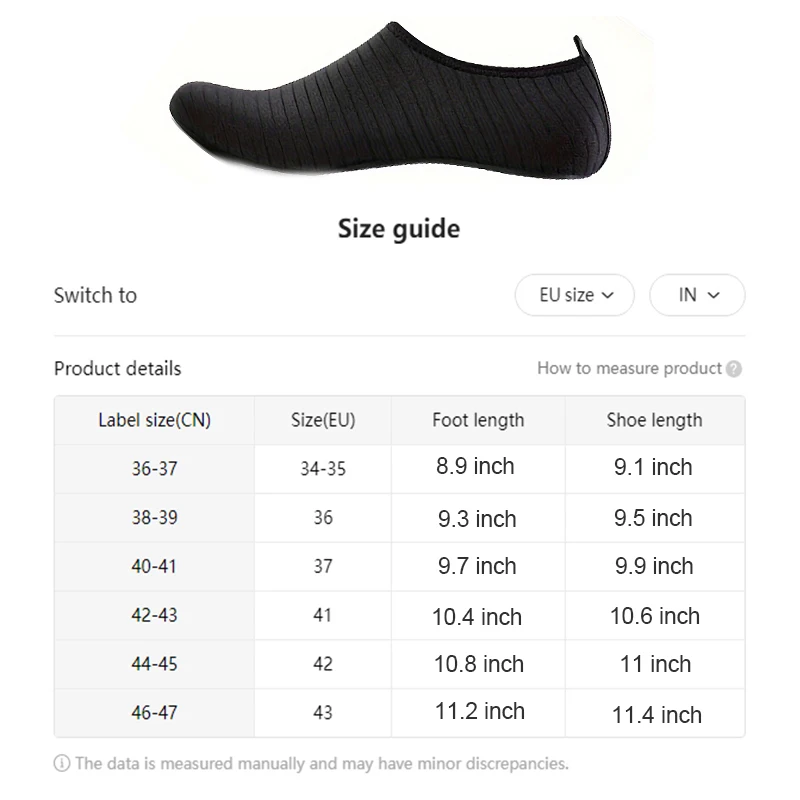 Quick Drying Water Shoes Non-Slip Creek Shoes Summer Aqua Beach Sandal Flat Shoe Seaside Slipper For Men Women Creek Shoe