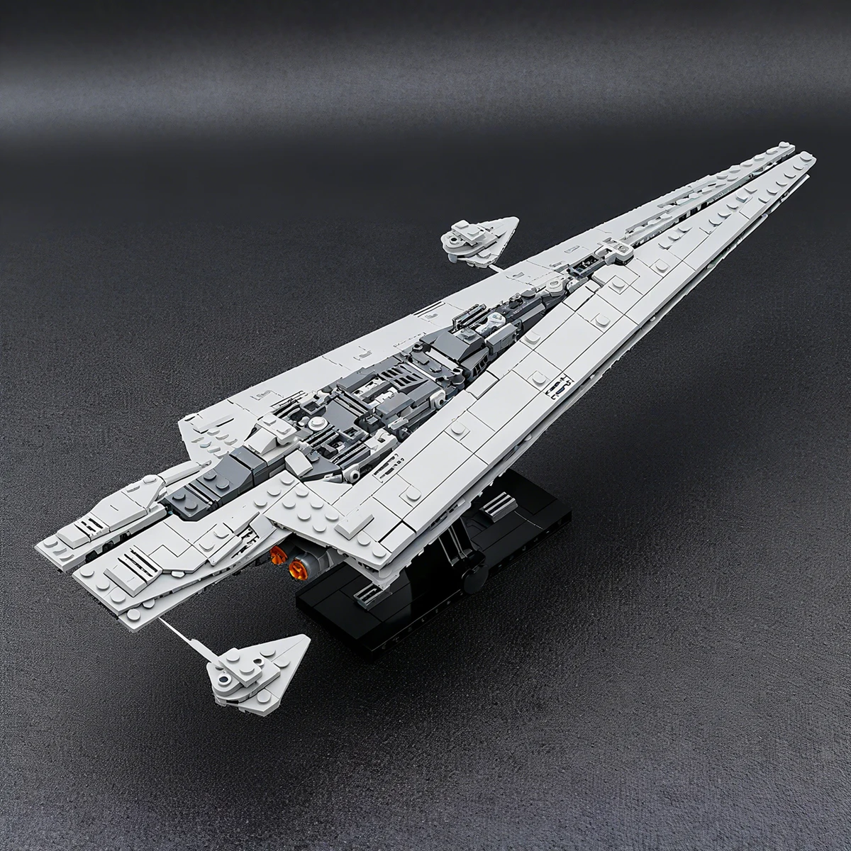 Space-Battle Destroyers Transport Destroyer Star-Ship-Fighters MOC-75356 Model Building Blocks Bricks Boys Toys Gift