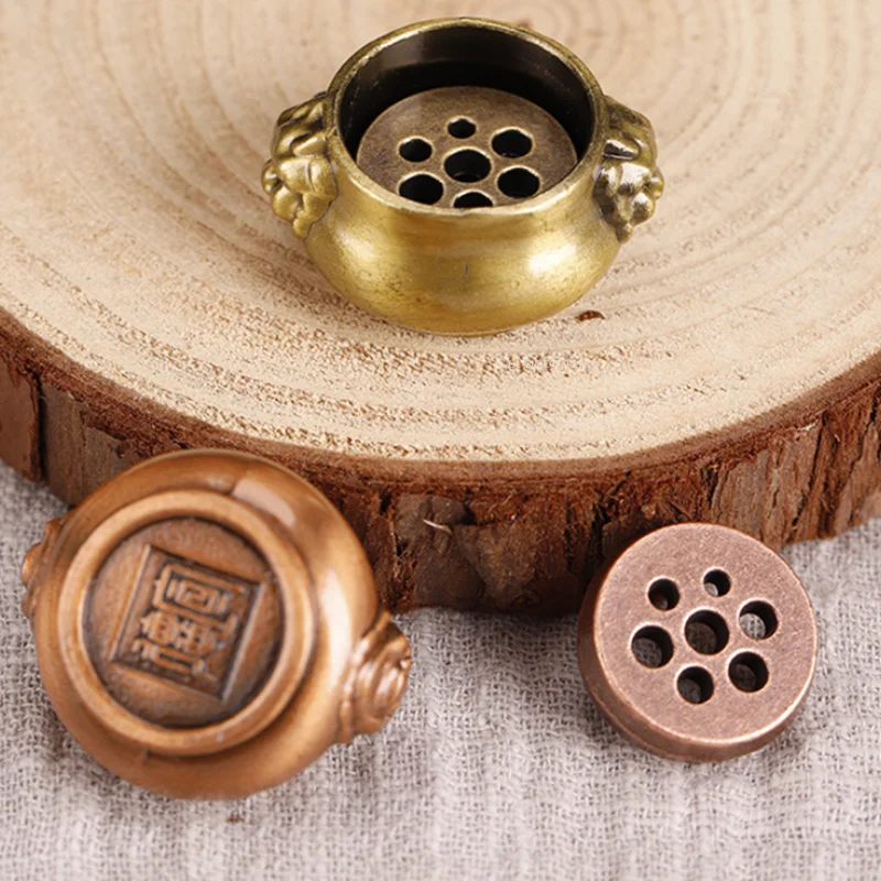 Pure Copper Lion Ear Incense Insert DIY Indoor Incense Holder Incense Burner Incense Insert Buddha Incense Path Tool Supplies