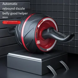 No Noise Abdominal Muscle Trainer Ab Roller Abdominal Wheel Home Training GYM Fitness Equipment Roller Automatically Rebounds