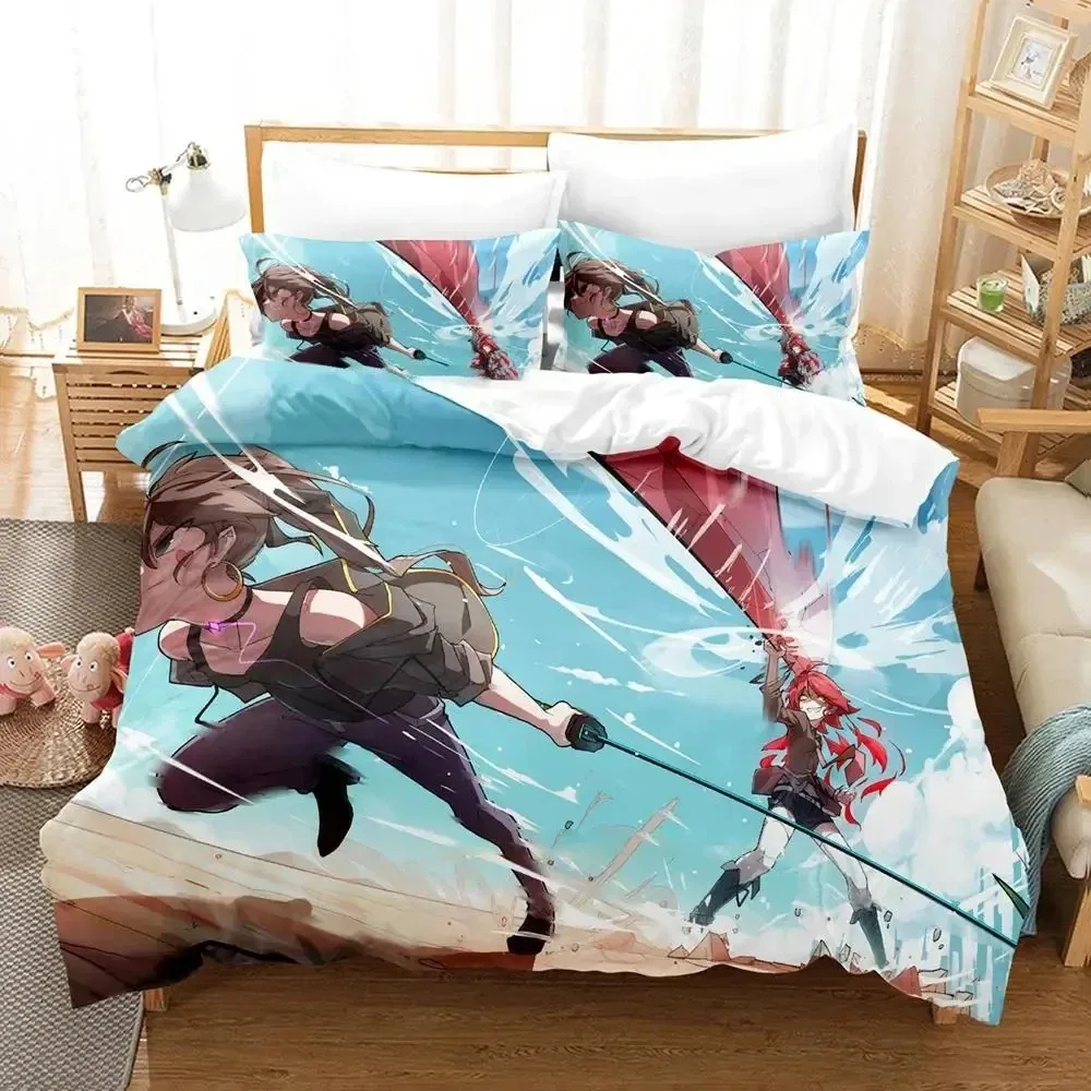 

Anime Pixiv Fantasia T Bedding Set Duvet Cover Bed Set Quilt Cover Pillowcase Comforter king Queen Size Boys Adult Bedding Set