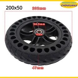 200*50 Honeycomb Solid Wheel 8 Inch Solid Tire with Plastic Hub 200x50 Solid Wheel Tyre for Electric Scooter Accessories 8X2