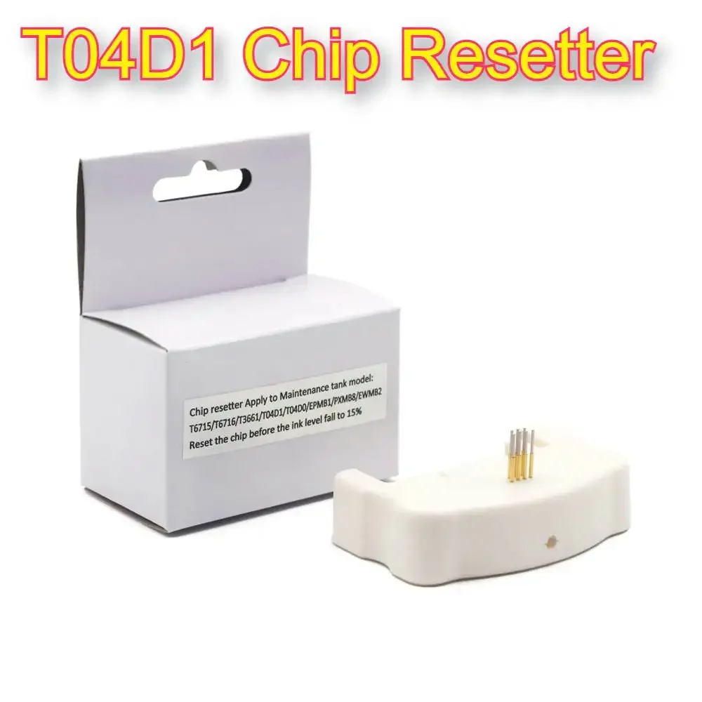 

T04D1 Maintenance Tank Chip Resetter for Epson XP15000 L6490 L14150 L6270 M1180 M3180 WF-2860 WF-2865 WF-2861 XP-5100 Printers