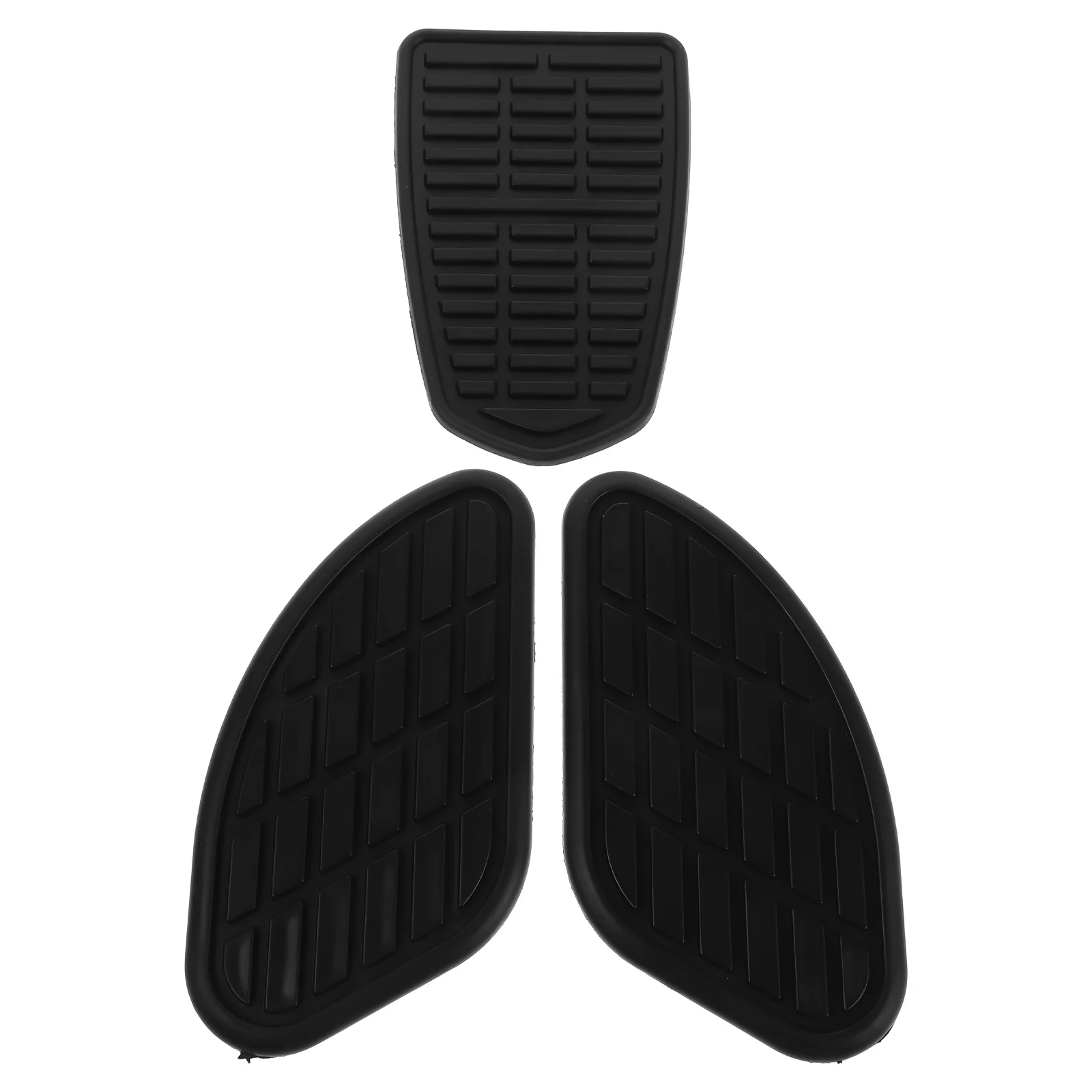 

1 set 1 Set Motorcycle Fuel Tank Pad Retro Rubber Side Stickers Anti-Slip Protection Universal Large Tank Pads Protector Decals