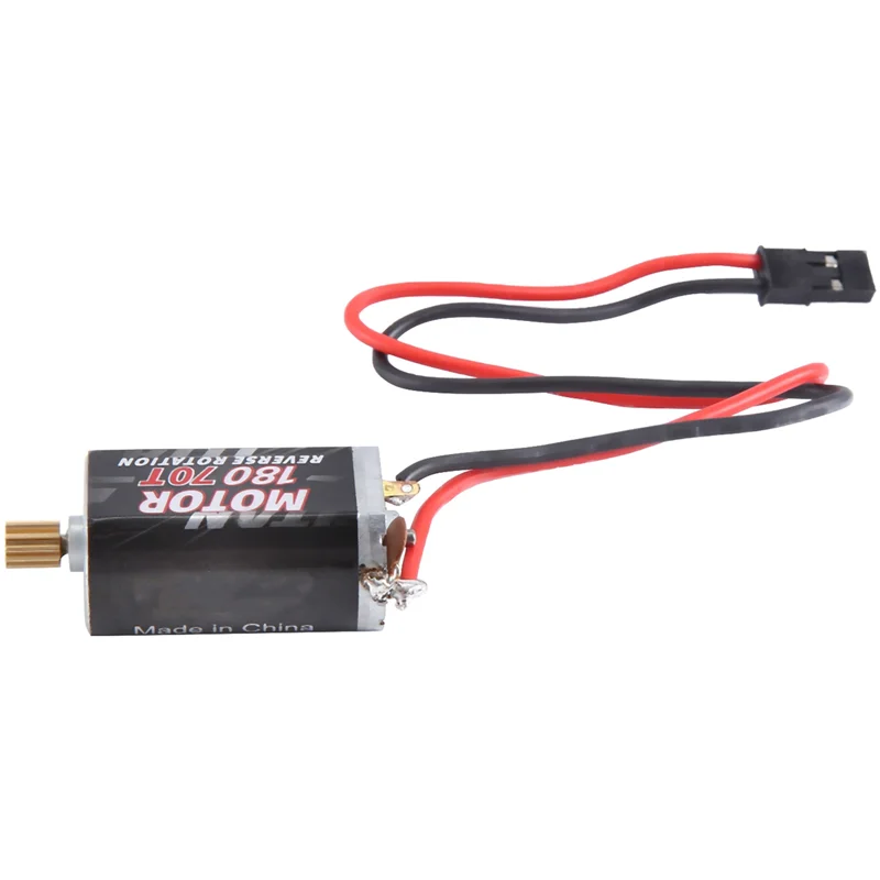 【خصم 58%】 محرك مصقول 2X 180 مع ترس من الفولاذ المقاوم للصدأ لترقية 1/18 RC Crawler TRX4M، 70T