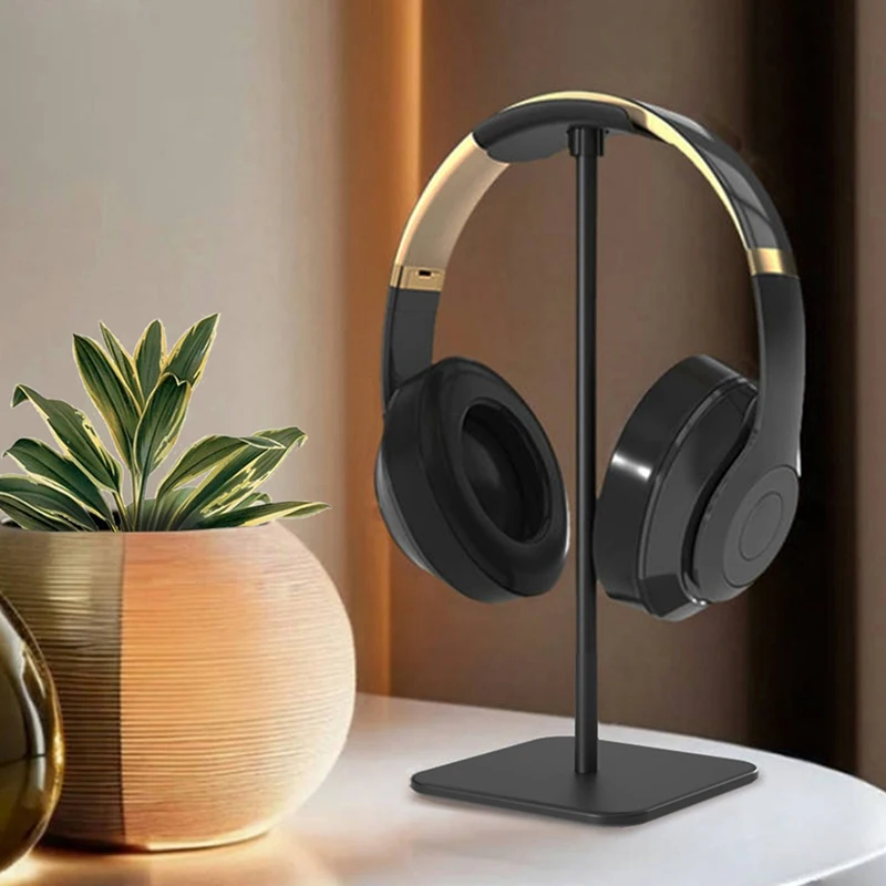 헤드폰 스탠드 디스플레이 랙 탈착식 데스크탑 이어폰 행어, 알루미늄 합금 수직 브래킷, 헤드폰 B용