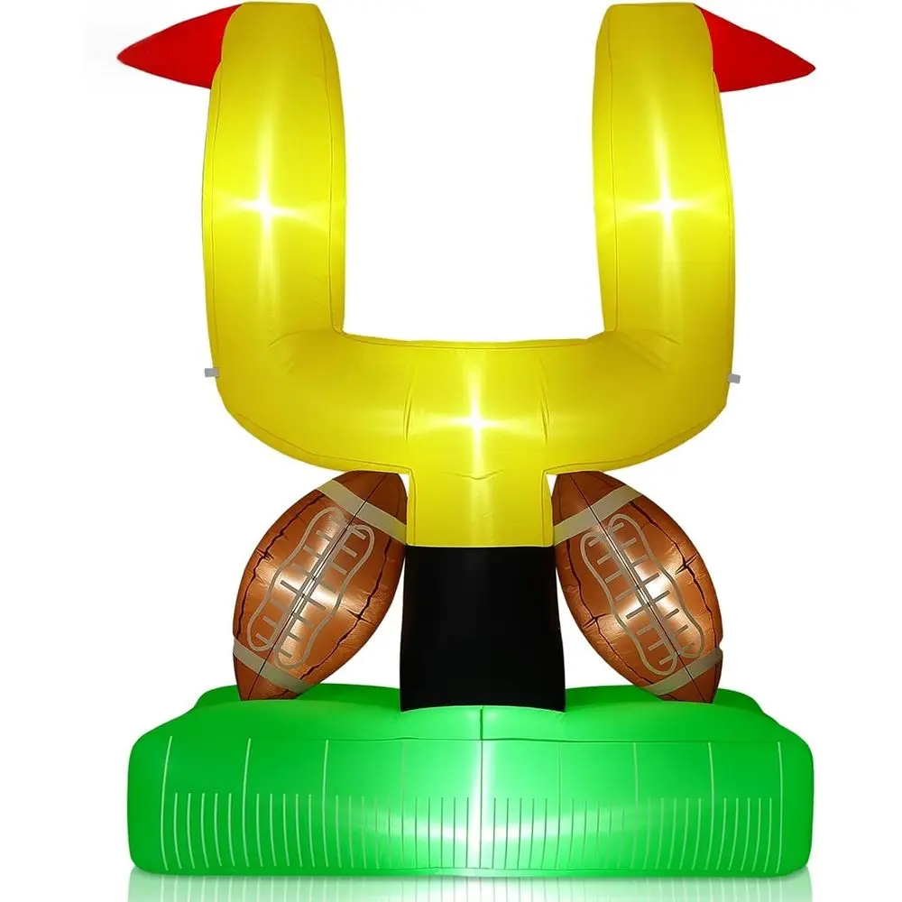 

71 Inch Giant Football Party Decoration Jumbo Iatable Football with Tee Set for Game Large Blow up Footballs for Sport Birthday