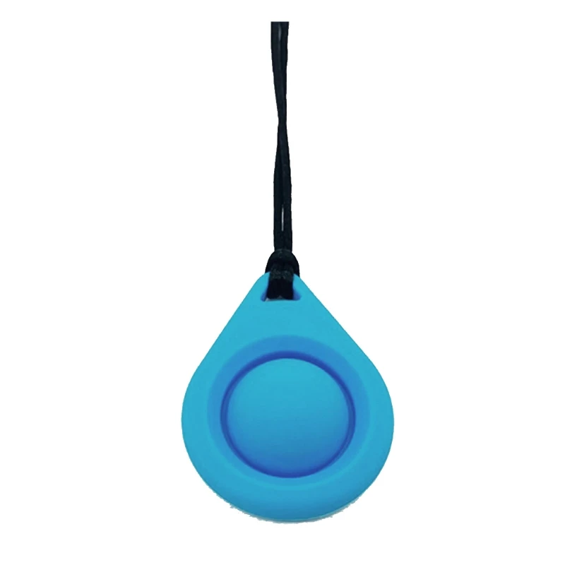 Silicone Chewable Pendant Teething Necklace Teether Toy Sensory Chew Necklace