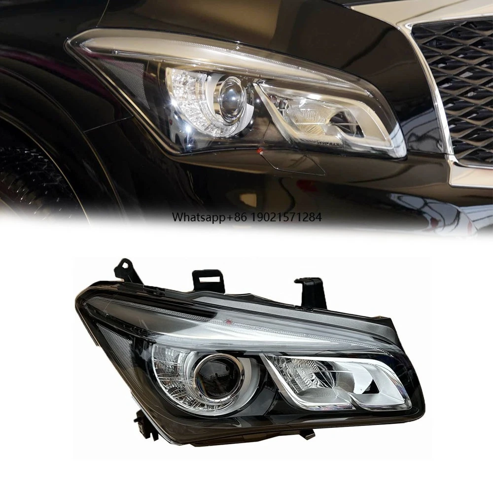 

For QX80 Original Headlight Assembly 2014 2015 2016 2017 Lamp High Quality QX80 Headlamp Lens Left Right Car LED Light