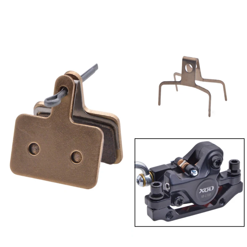 10 Pair Electric Bicycle Disc Brake Pads Semi-metal Metal E-Bike Brake Pads for DIEBA XOD Elida Suzuki Folding Lithium Battery