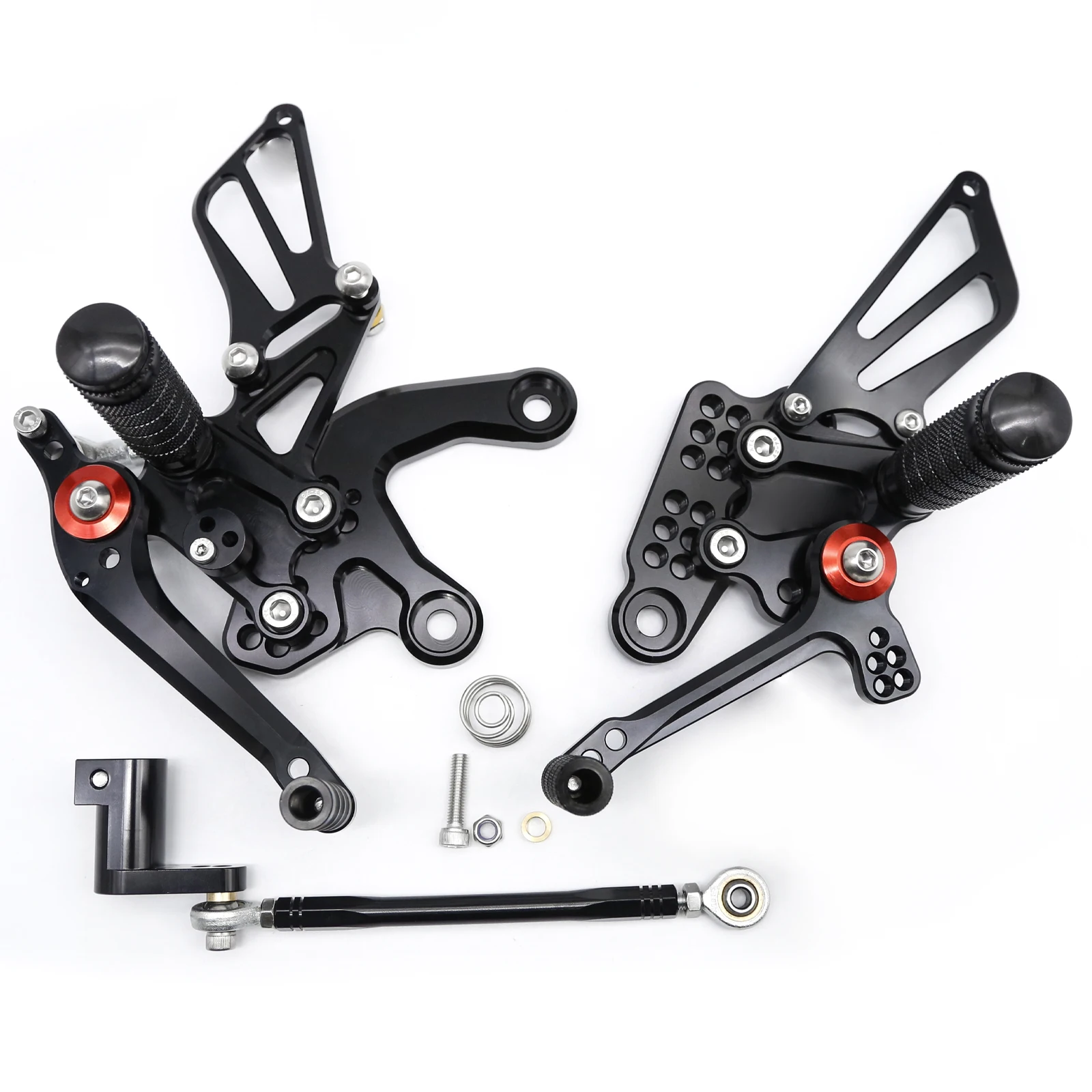 For QJ Motor 450 CNC Motorcycle Adjustable Rearset Footrests Foot Rest FootPegs Pedal Motorcycle accessories