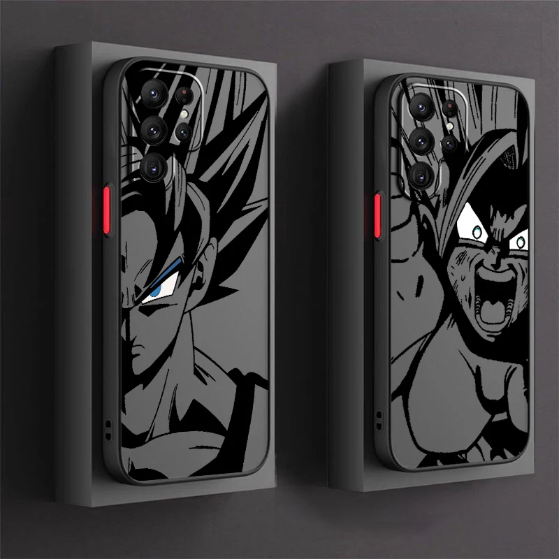 Luxury D-Dragons Balls Gokus Phone Case For iPhone 16 15 14 13 12 11 Mini Pro Max X XR XSMax 7 8 6 6s Plus Matte Clear BackCover