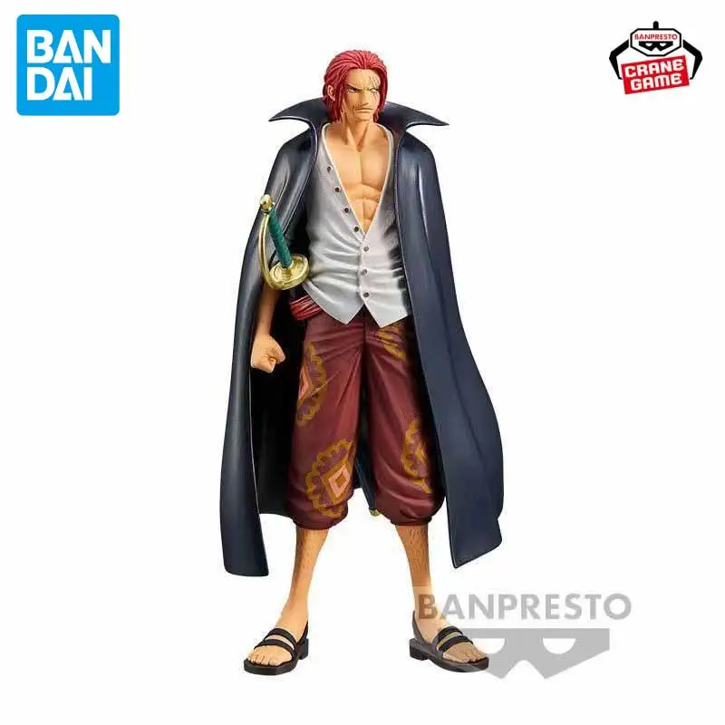 

Оригинальный Bandai в наличии, цельный Banpresto Shanks, оригинальные товары в стиле аниме, фигурки, украшения, игрушки, модель, праздничные подарки