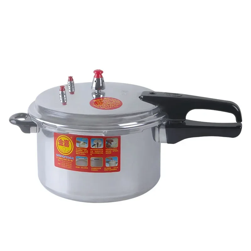 Olla a presión de cocina de 18/20/22cm, estufa eléctrica de Gas, utensilios de cocina de seguridad de ahorro de energía para acampar al aire libre 3/4/5L