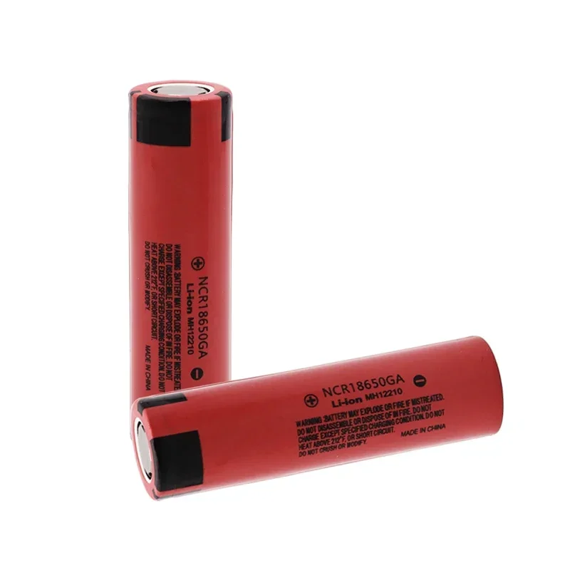 2024 NCR 18650GA high discharge 3.7V 3500mAh 18650 large capacity rechargeable battery flashlight flat top lithium battery