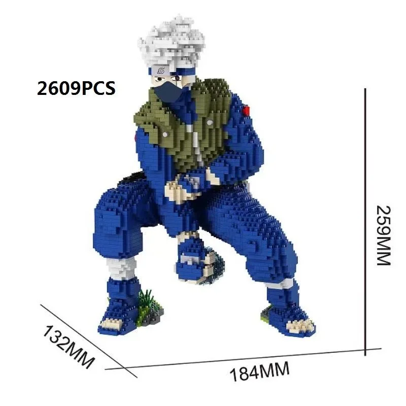 Blocs de construction en diamant à faire soi-même, figurines de dessin animé japonais et américain, jeux portables, jouets créatifs à assembler, série de dessins animés