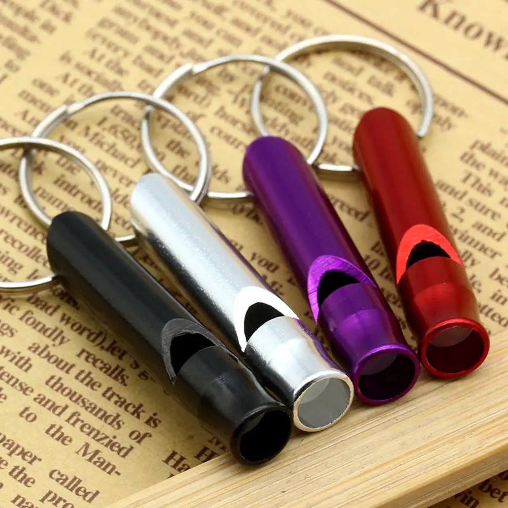 Multifunction Whistle Portable Emergency Whistle Keychain Team Gifts Camping Hiking Outdoor Tools Whistle Pendant Key Chains