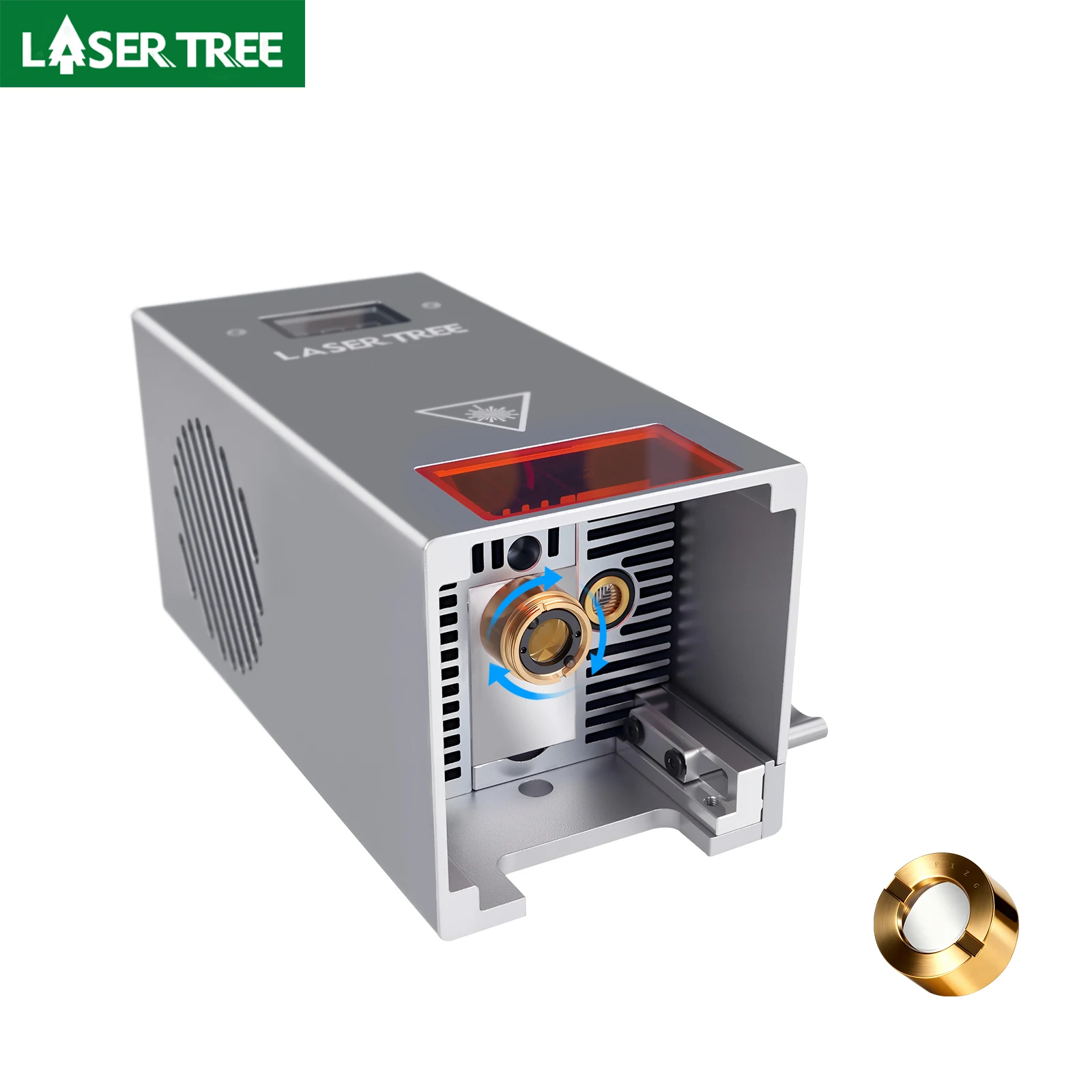 

Лазерный модуль LASER TREE 5-60 Вт с воздушной подачей, лазерная головка для лазерного гравировального станка, резки дерева, гравера, инструмент для DIY-работ по дереву