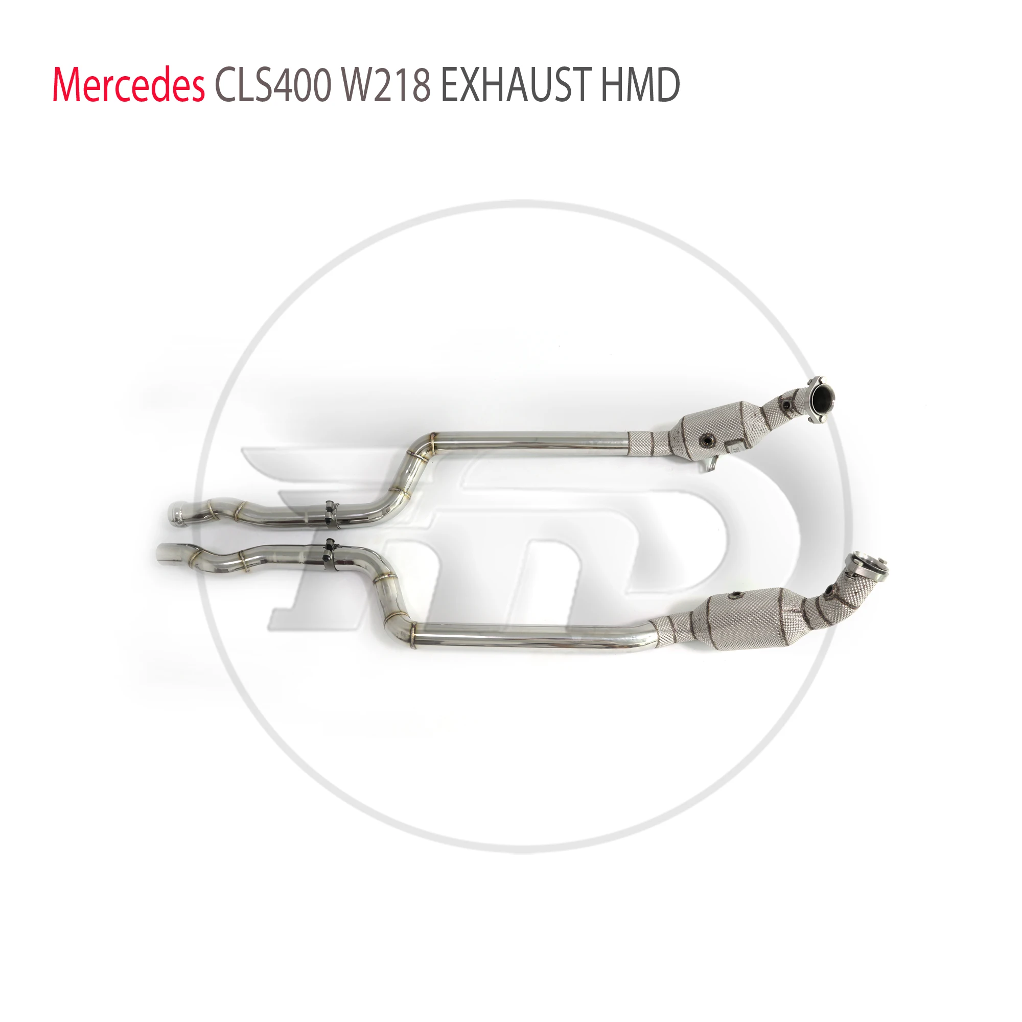 HMD Exhaust System High Flow Performance  Downpipe for Mercedes Benz W218 CLS320 CLS350 CLS400 3.0T With Catalytic Header