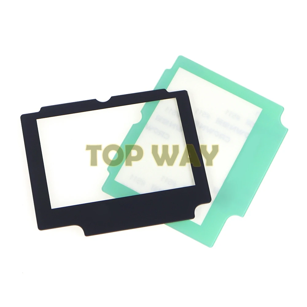 Cubierta de Panel de protección de lente de pantalla de cristal, pieza de reparación para Protector de lente GBA SP, 2 uds.