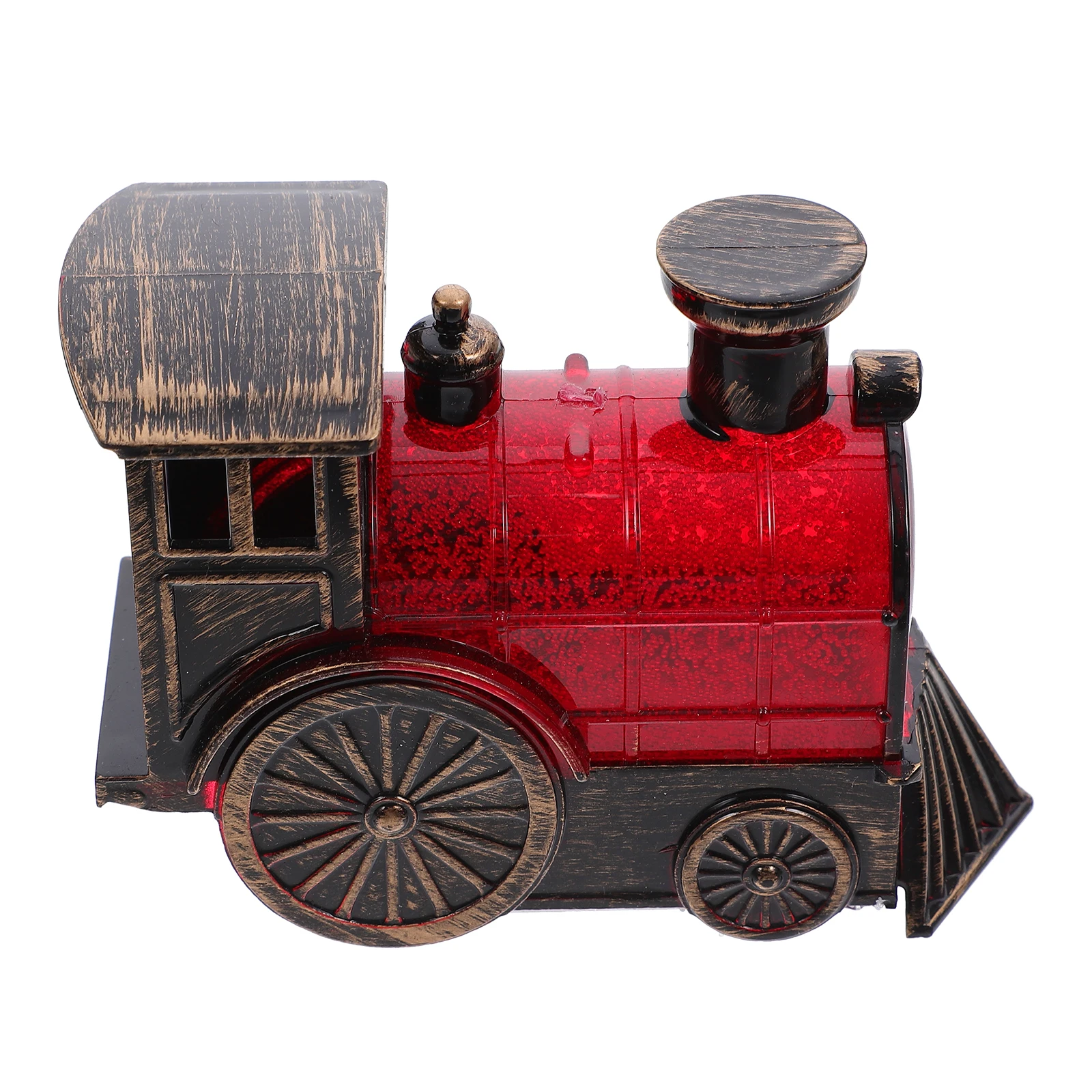 

LED Night Light Christmas Train Adornment Eco Friendly Decor Kids Toy Home nament Non Fading Festive Tabletop Model