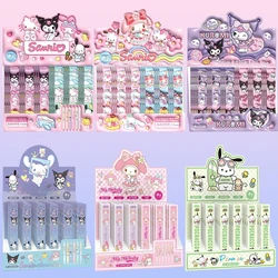 36pcs Sanrio Gel Pen Hellokitty Kuromi Pachacco Kuromi Melody Ball Pen Writeing Neutral Pen School Supplies Stationery Wholesale