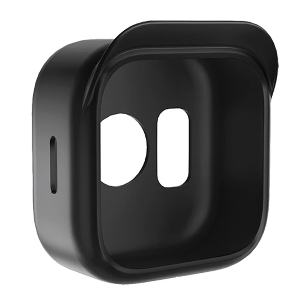 Silicone Case Cover with Hat Brim Silicone Protective Case Camera Cover Against for Blink Outdoor 4 (4th Gen)