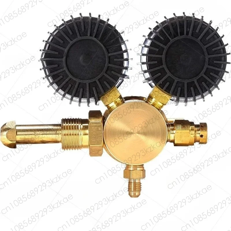 All copper high Pressure nitrogen reducer CGA580 high  nitrogen pressure reducing valve