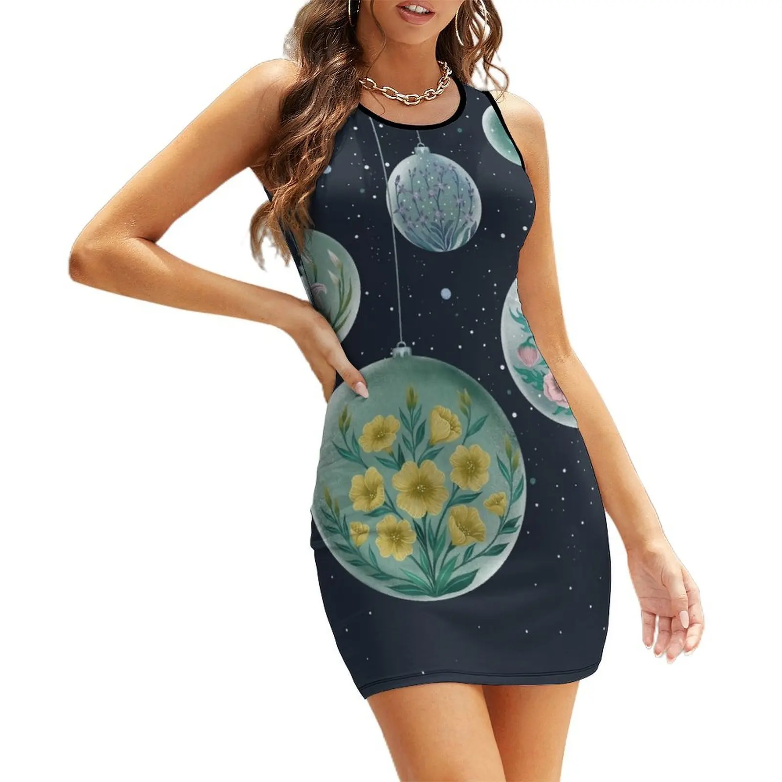 

Witch ball Sleeveless Sundress dresses for women 2025 ceremony dresses Clothing Summer dresses for women