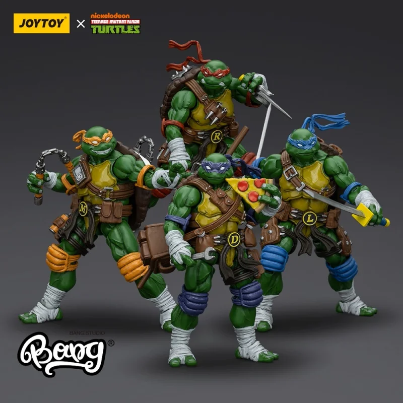 

JOYTOY TMNT Черепашки Ниндзя Рафаэль Леонардо Донателло Микеланджело 1/18 Аниме Фигурка Модель Игрушки