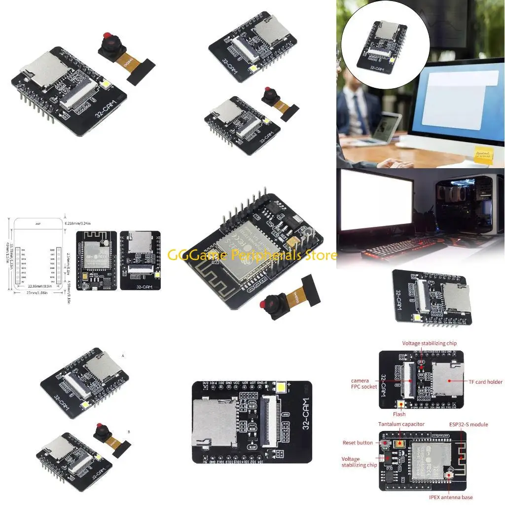 

Модуль U55B ESP32, усовершенствованная беспроводная макетная плата для материнской платы промышленного управления IoT, модуль