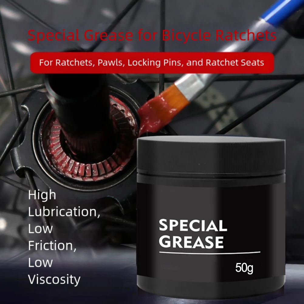 

Lubricating Grease For -DT Hubs - 50g Red Ratchet System-Specific Bike Grease Suitable For Lubricating The Ratchet System