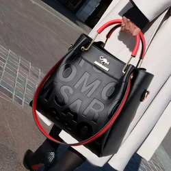 Luksusowa torebka designerska torebka ze skóry Pu damskie torebki na ramię o dużej pojemności damska torba Crossbody modna na co dzień damska torba