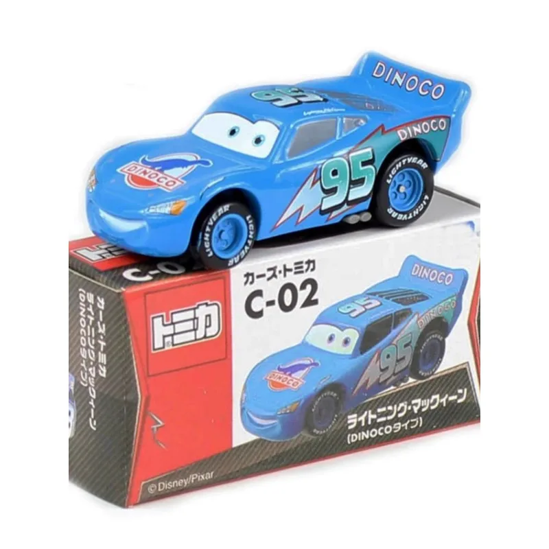 Modelo de carro de liga fundido, coleção King Board McQueen, brinquedos decorativos para crianças, presentes para crianças e feriados, escala 1:64