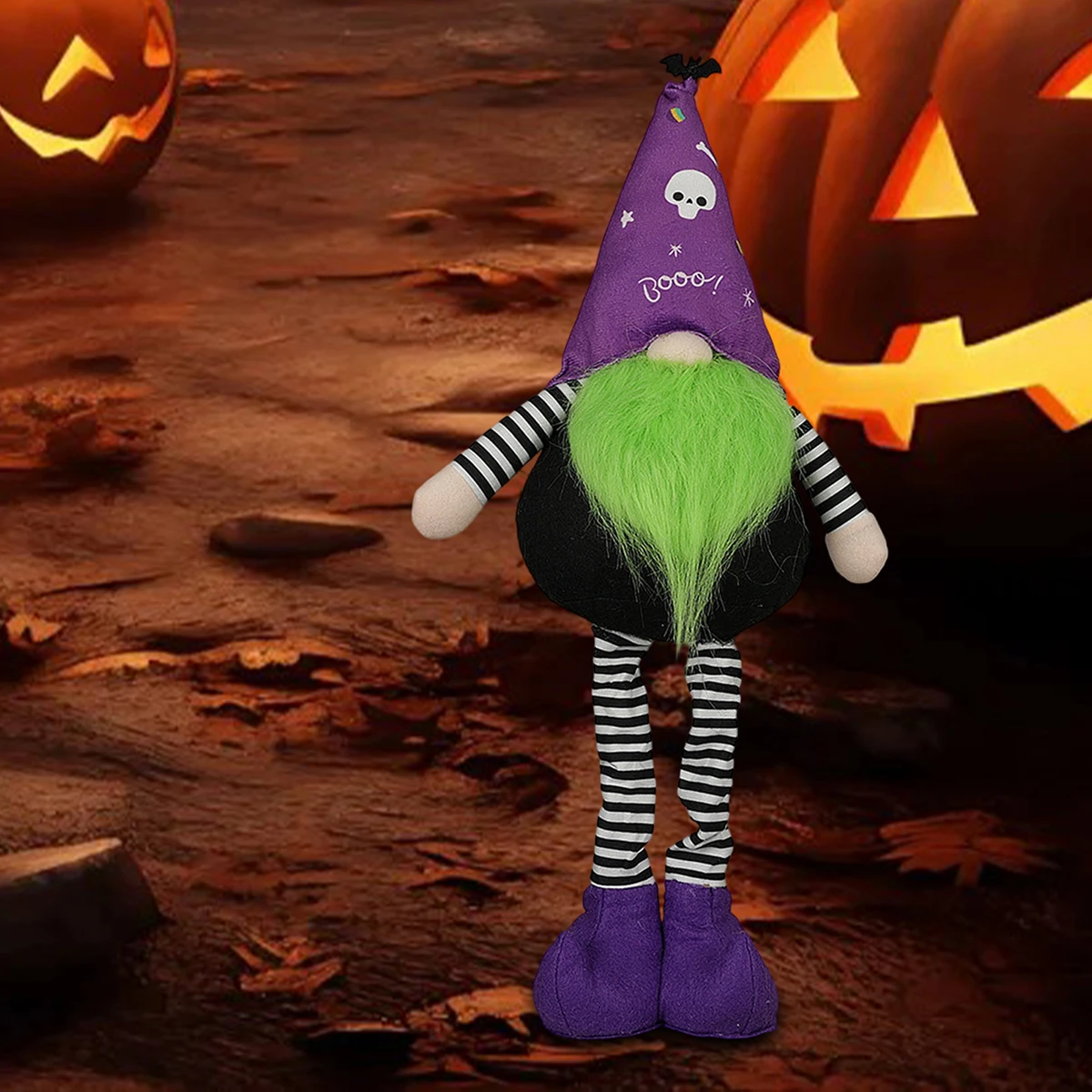 

Halloween Witch Doll Handmade Decorative Plush Figurine for Home Office Living Room Halloween Party Decorations