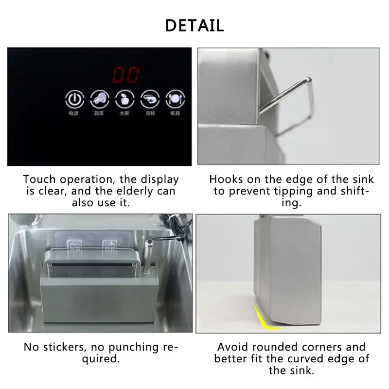 110 В/220 В автоматическая бытовая портативная посудомоечная машина с раковиной, маленькая бесплатная кухонная ультразвуковая посудомоечная машина без установки