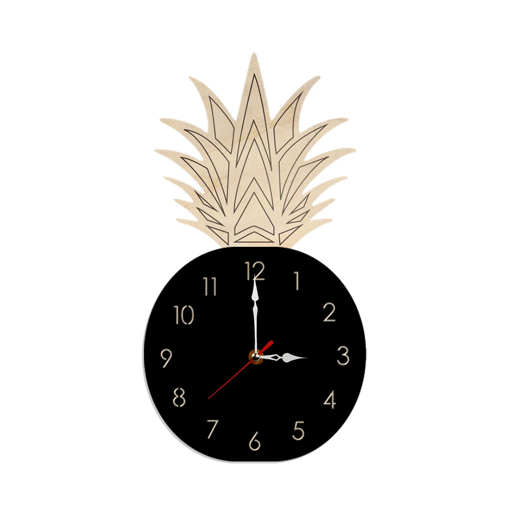 

Fruit Wall Clock s Yellow Pineapple Watch for Shaped Cartoon Acrylic
