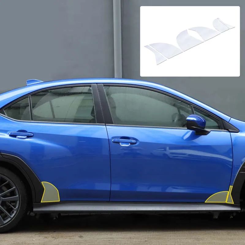 For Subaru WRX 2022-2026 TPU Car Front Rear Door Rock Chip Rocker Panel Paint Protection Film Trim Sticker Accessories