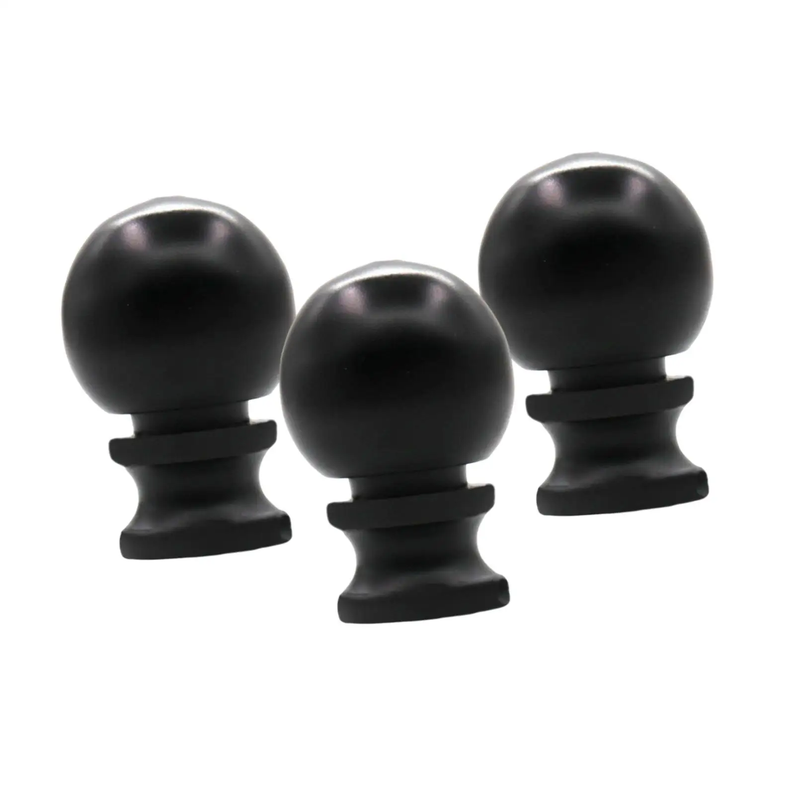 3x Lamp Finials,Lamp Shade Toppers Nut,Decorative,Oil Rubbed,Decoration,Ball Knob Screw Cap for Lamps Harp Holder Table Lamps