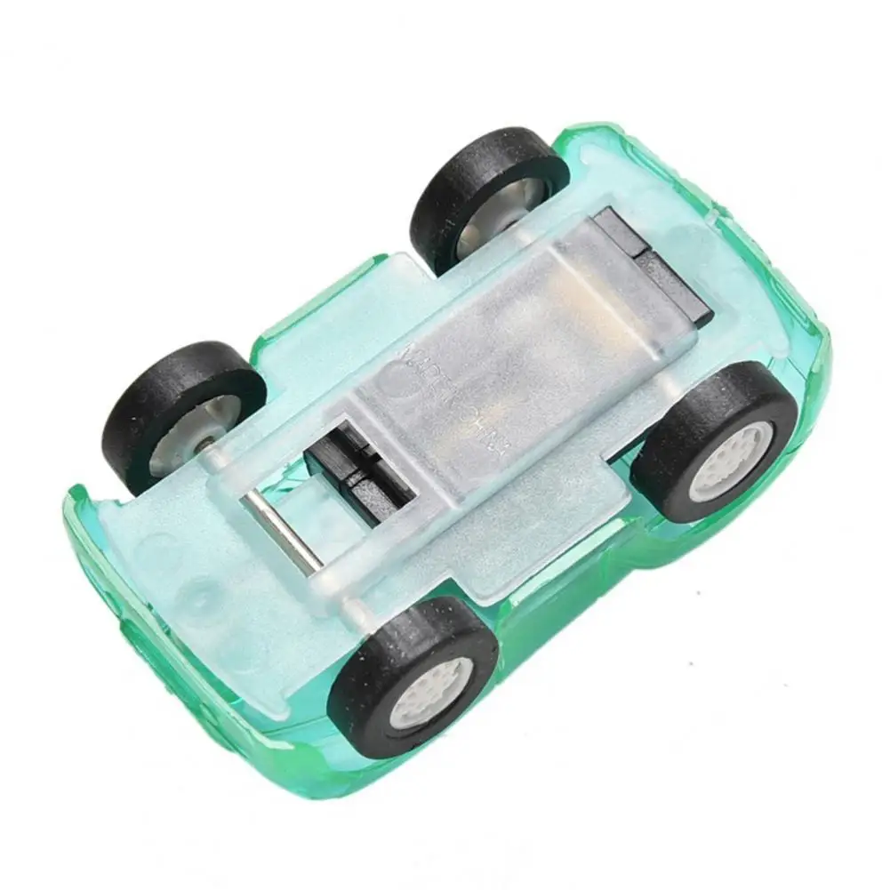 Safe Without Electricity Toy Car Candy Color Transparent Plastic Cute Mini Pull Back Car Model For Children Kids