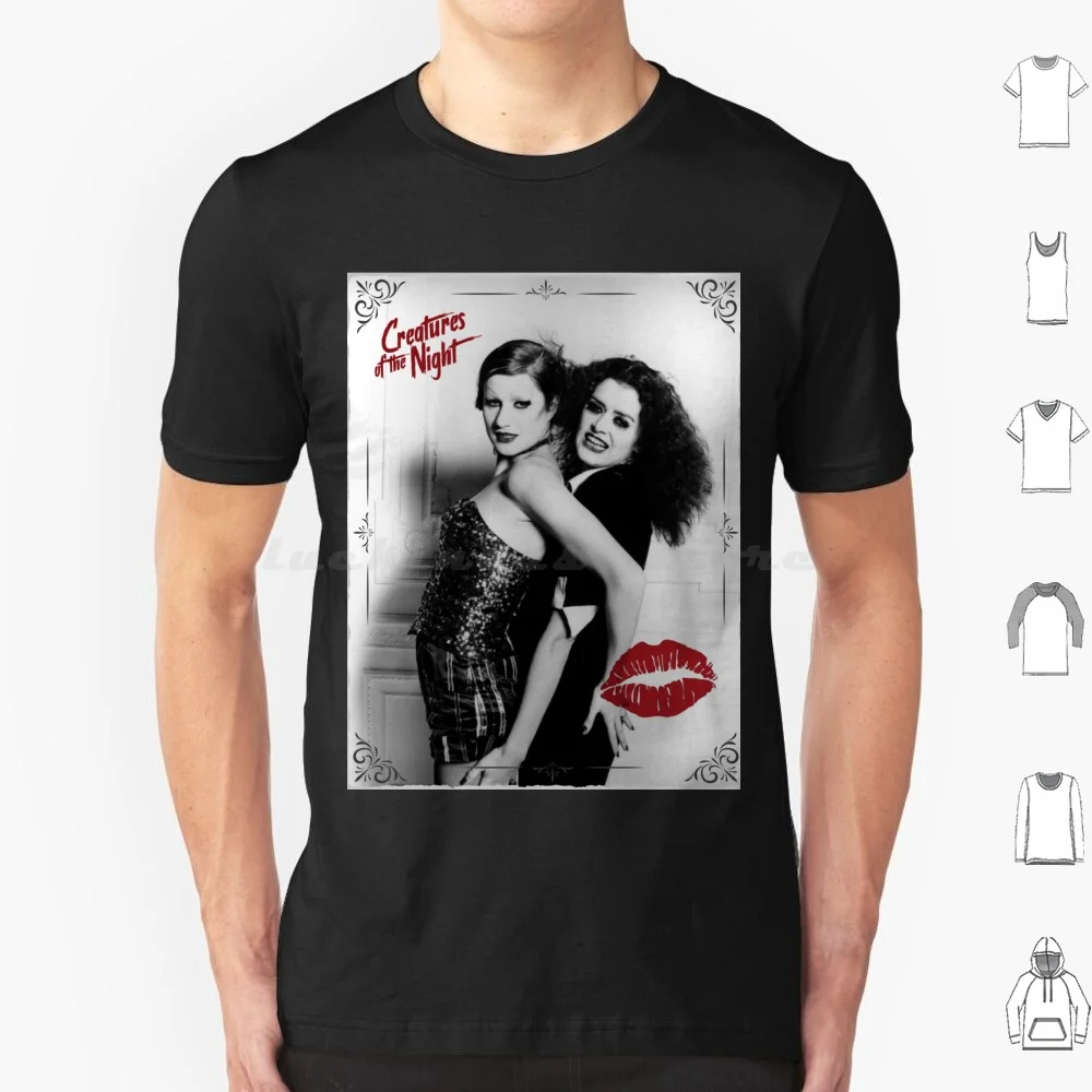 And Magenta : Creatures Of The Night T Shirt Cotton Men Women DIY Print Magenta The Horrror Picture Show Horror Creature Of The