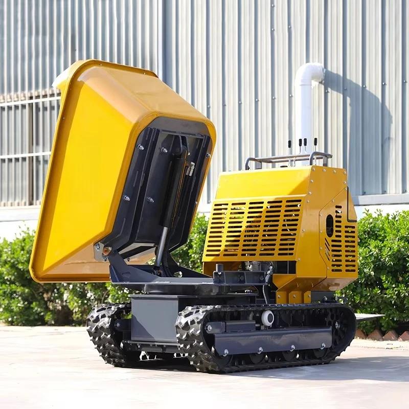 Mini Track Dumper CE EPA Diesel Engine Multifunctional Hydraulic Lifting Small Crawler Tipper Truck Factory Wholesale Price view 2