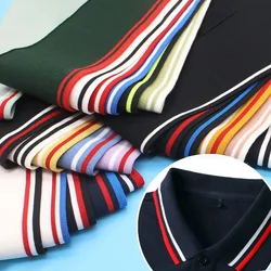 Ribbed Colorful Fabric Knitted Strip Rib Soft Telas DIY Cloth Accessories Collar Cuffs Hem Bottom Polyester Elastic for Sewing