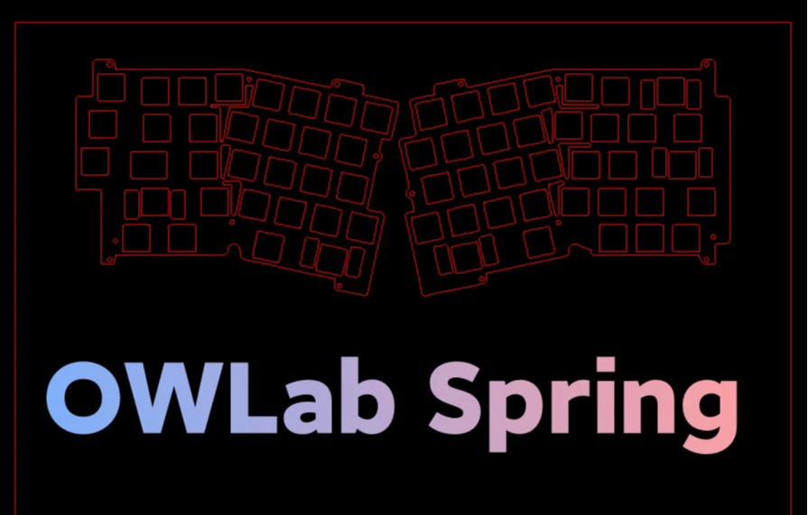 

Кастомизированная пластина для клавиатуры Spring Alice Ollab из материалов CF, PEI, PP, POM, FR4 с усиленной конструкцией (для вкручивания стабилизаторов PCB)