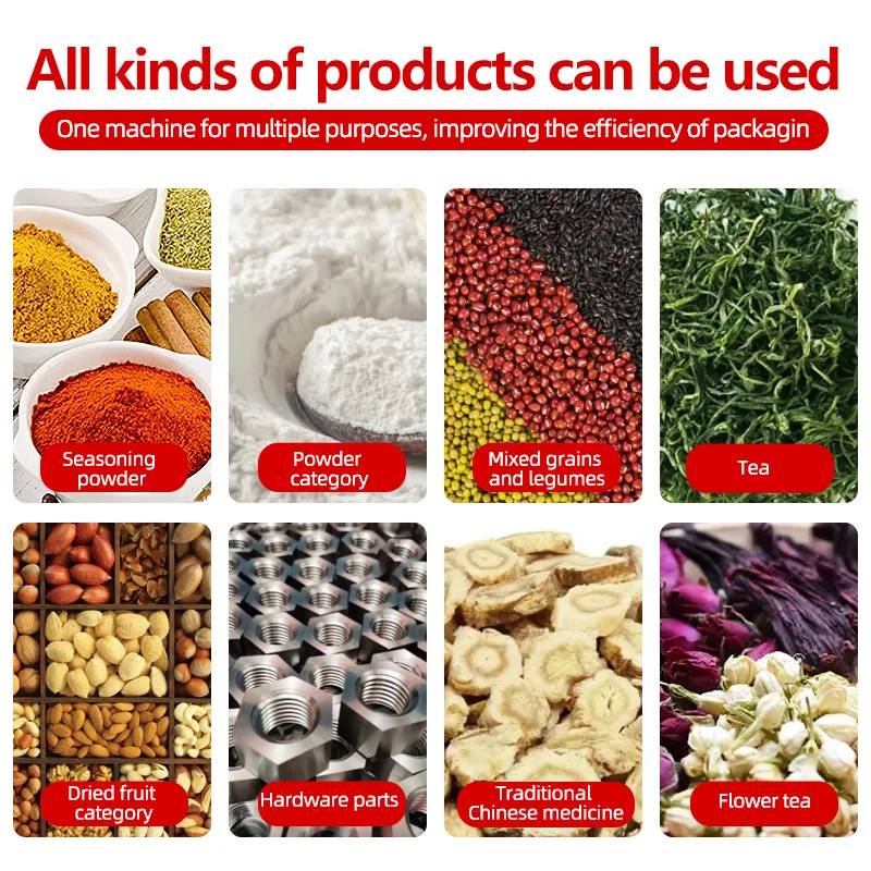 sell like hot cakesHot-Sale Automatic High-Accuracy Plastic Pouch Rice Flour Coffee Bean Dry Powder Filler Machine Chemical Comm